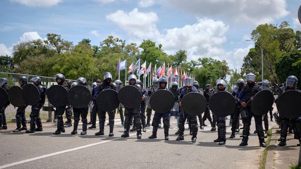 Protesters in Suriname demand president resign